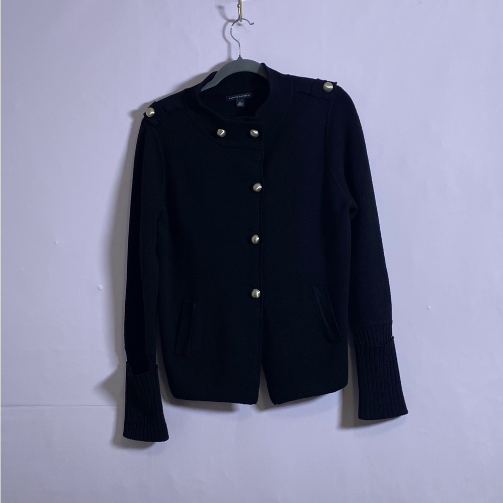 Banana Republic Black Blazer with Gold Buttons